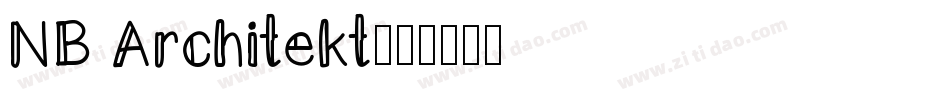 NB Architekt字体转换